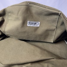 Texport Pack Bag Rucksack Backpack Cotton Kayak BWCA Olive Green Backpacking