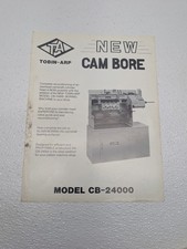 Single Page - Tobin-arp Cb-24000 Boring Machine Cam Specifications Literature