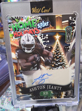 Wild Card Home for the Holidays Splat 2025 Ashton Jeanty Autograph Rookie Color…