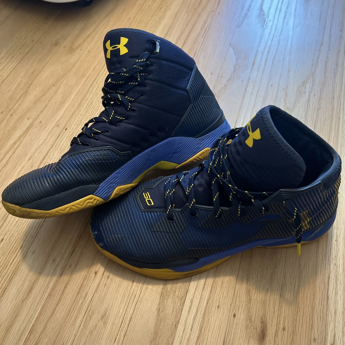 Under Armour Curry 2.5 Dub Nation Shoes 11 Men Blue Athletic 