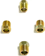 The Stop Shop Inverted Flare Tube Nuts for 5/16 Inch Tube, 1/2"-20 Threads (Pack