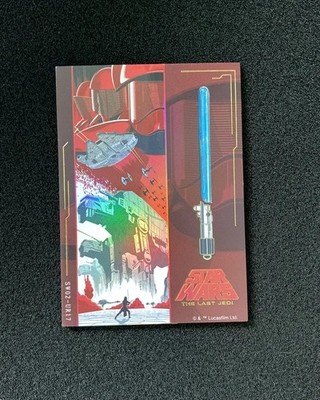 2023 Card Fun Star Wars Global Art Embed Lightsaber #SW02-UR17 286/399 XU28