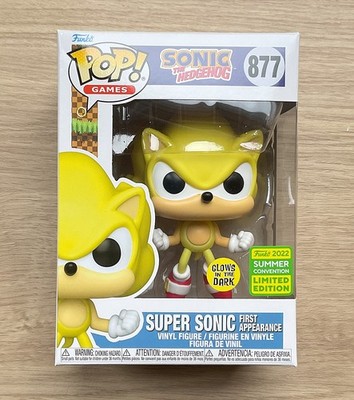 Funko Pop Games Sonic The Hedgehog Super Sonic First Appearance SDCC #877