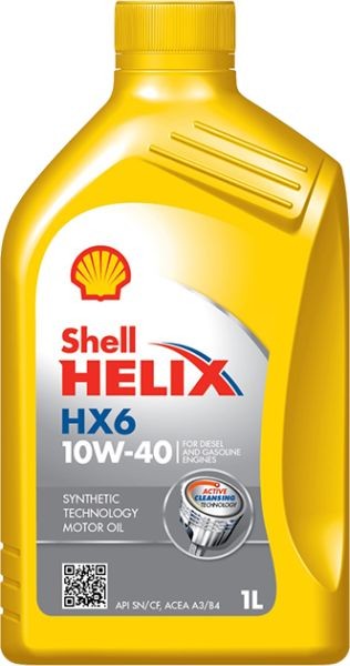 2x ✅Fits SHELL HELIX HX6 10W40 1L Engine Oil 10W40 1l Helix 55005377 ⭐UK Seller⭐