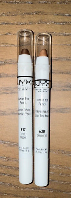 NYX Jumbo Eye Pencil Set of 2 Cashmere & Iced Mocha BRAND NEW