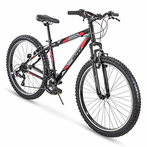 matte black mountain bike