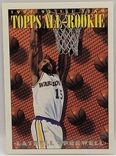 93-94 Topps All-Rookie Team Latrell Sprewell Gold Parallel Subset (Warriors)