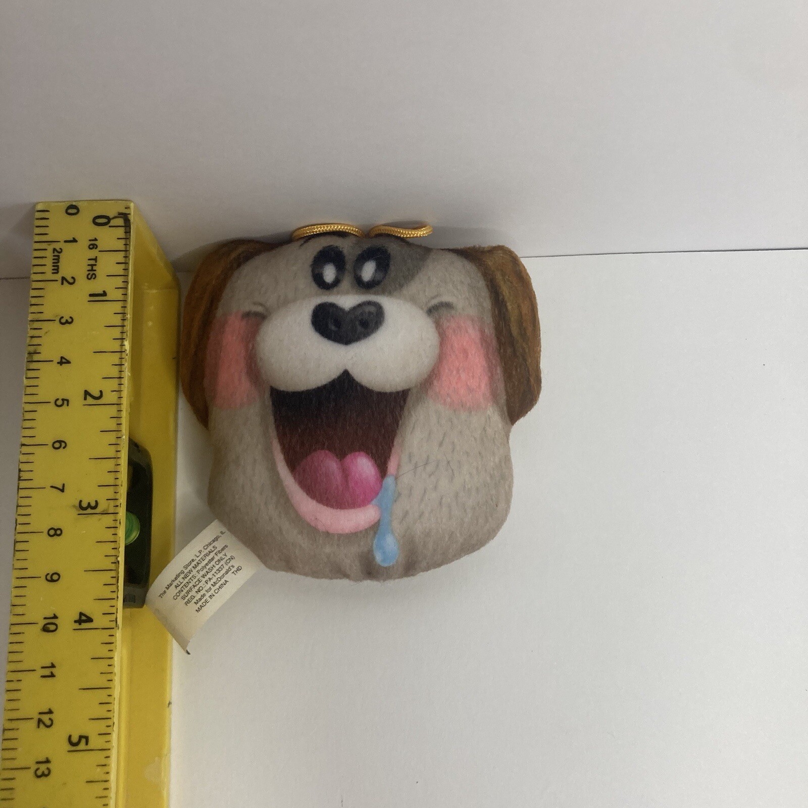 mc donalds spielzeug hund The Emoji Movie #4 Slobbering Puppy Plush 4" McDonald's Happy Meal Toy