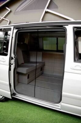 REIMO FLIEGENGITTER GITTER VORHANG WANZENNETZ FÜR VW T4 T5 KOMBI BUS SCHIEBETÜR