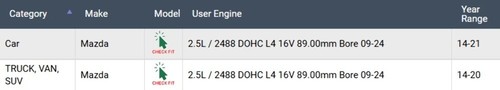 Enginetech BB2131 | Connecting Rod Bearings for 14-21 Mazda 2.5L/2488 DOHC 16V - Picture 5 of 6