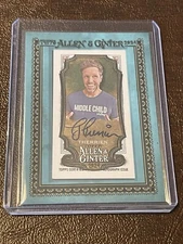 2024 Allen & Ginter Charlie TJ Therrien Framed Auto /50 Blue Border SSP