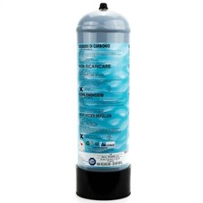 BOMBOLA CO2 ACQUARIO 1300 GR CON SUPPORTO USA E GETTA PASSO 10X1 MADE IN ITALY