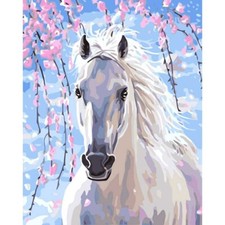 Paint By Numbers DIY Kit Horse Animals 40CMx50CM Canvas