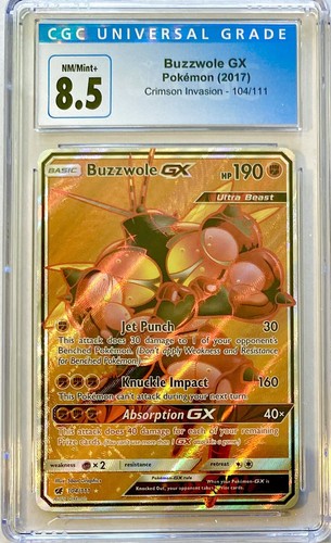 Buzzwole-GX graded CGC 8.5 for sale on eBay