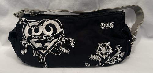 Orange County Choppers OCC Small Black Shoulder Handbag Purse Born To Ride
