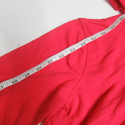 All in Motion Girls Size XS French Terry Hoodie Pullover Cherry Red - Picture 3 of 9