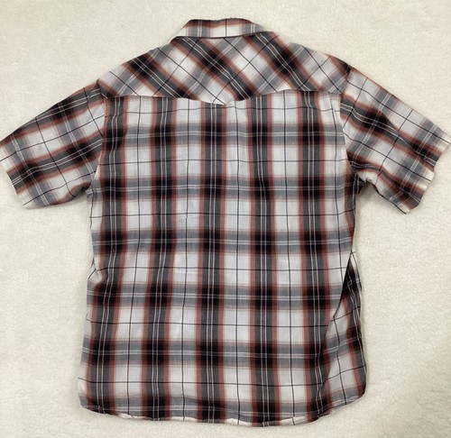 Camisa a presión Rustler XL by Wrangler Western Pearl para hombre talla XL a cuadros - Imagen 4 de 4