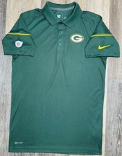 Green Bay Packers Nike Shirt Men  s Small NFL Logo Short Sleeve Polo Golf Dri-Fit