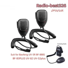 Lot2 BF-888s Shoulder Speaker Mic For DM-5R UV-5R BF-888S UV-6R Two Way Radios