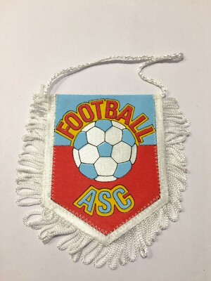 Amiens SC ASC grand fanion vintage foot football pennant banderin