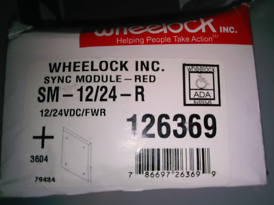 NEW Wheelock 126369 Sync Module SM-12/24-R Original box and ...