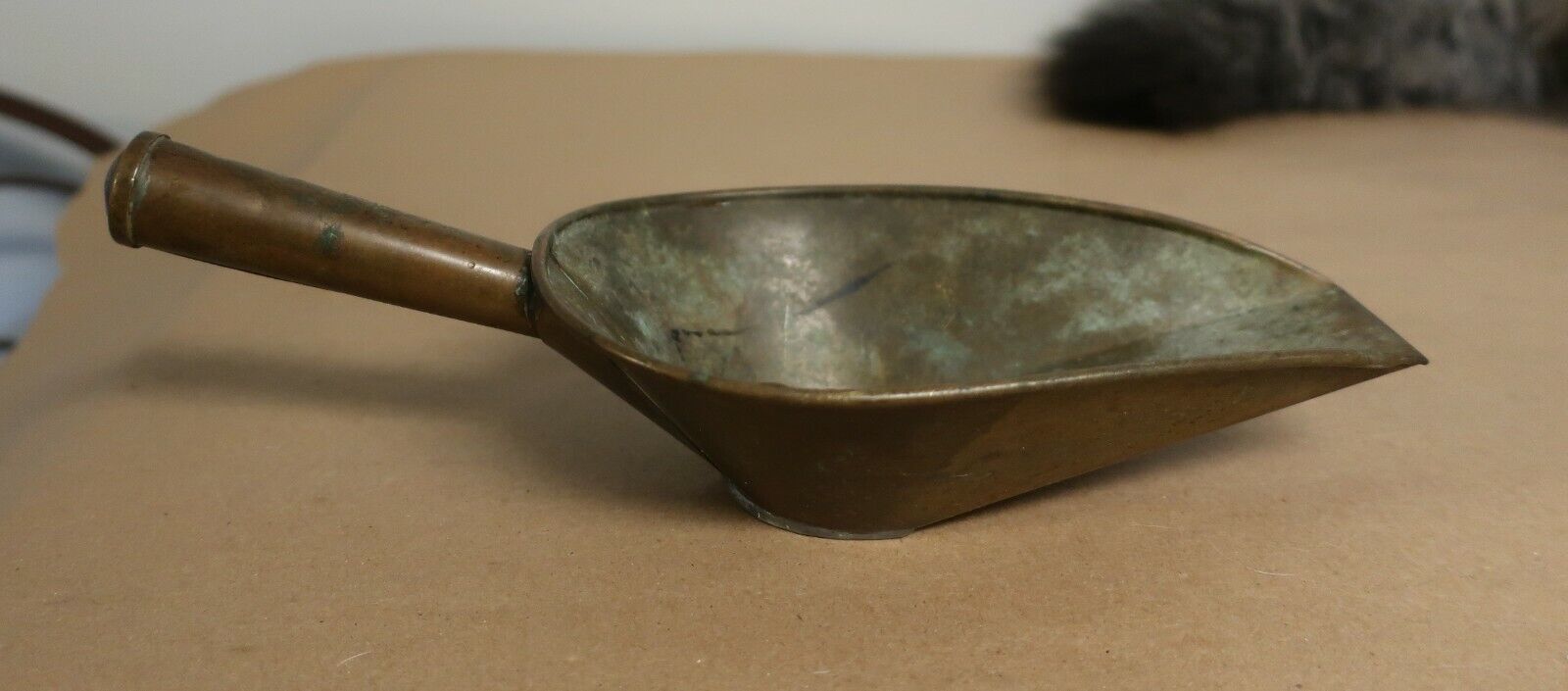 All Brass Scoop Hand Soldered Antique Country General Store 