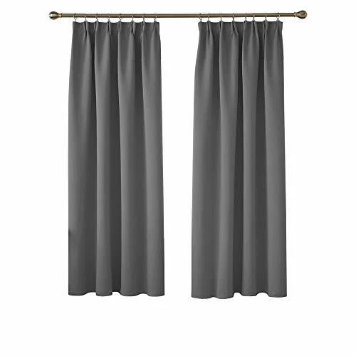 Deconovo Tende Oscuranti Termiche Gialle 132x160cm | 2 Pannelli Con Occhielli | Blocca Luce E UV | Isolamento Acustico - 2