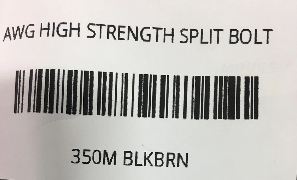 350M BLACKBURN AWG HIGH STRENGTH SPLIT BOLT CONNECTOR - Image 4 of 4