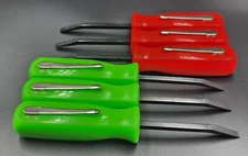 🏕️🔧 6-Piece Red & Green Pocket Prybar Set - Dominate Your Outdoor Adventures!