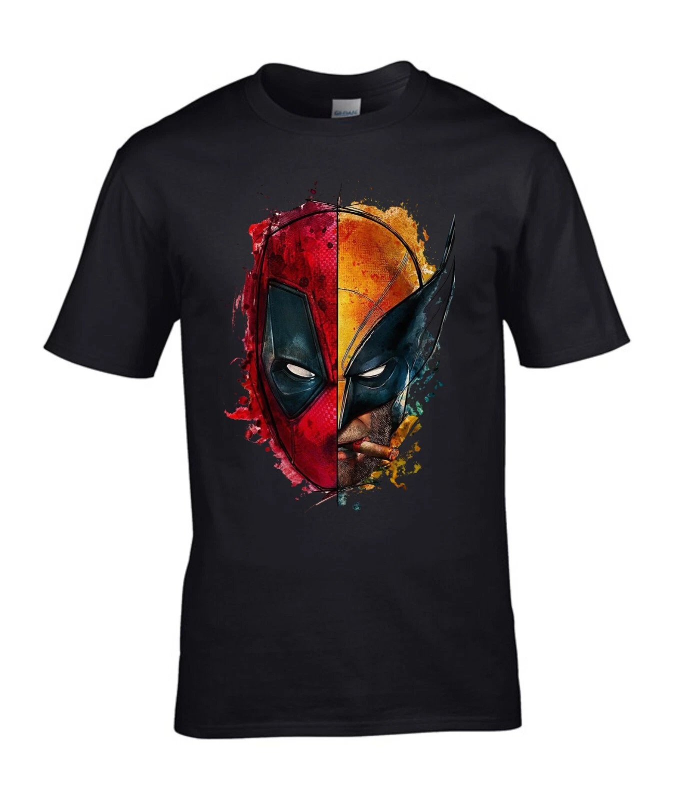 Deadpool & Wolverine Face T-Shirt
