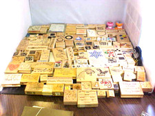 Rubber Stamps Lot of 136 Various Images and Wording For Crafting or Scrapbooking