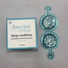 Function of Beauty Deep Condition Booster Shots Fragrance Free 0.2floz ea. 2 Pc