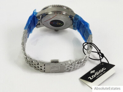 NEW Zodiac x eBay Super Sea Wolf Automatic Silver Mens Watch