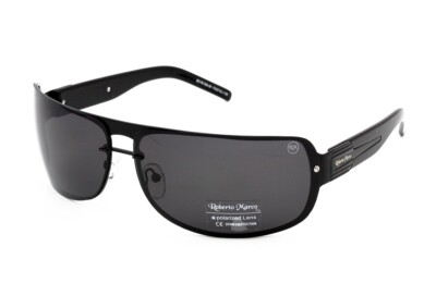 Roberto Marco polarisierte Sonnenbrille für Herren Autofahren blendfreie graue Gläser Katze 3