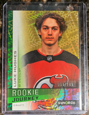 2023-24 Upper Deck Synergy Rookie Journey #RJ-2 Luke Hughes #rd /149 Hockey Card