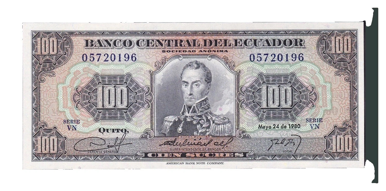 1980 South American Paper Money