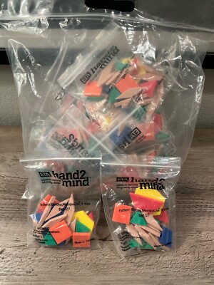 Math Manipulatives ETA Hand2Hand 15 Bags of Pattern Blocks Homeschool Tutor