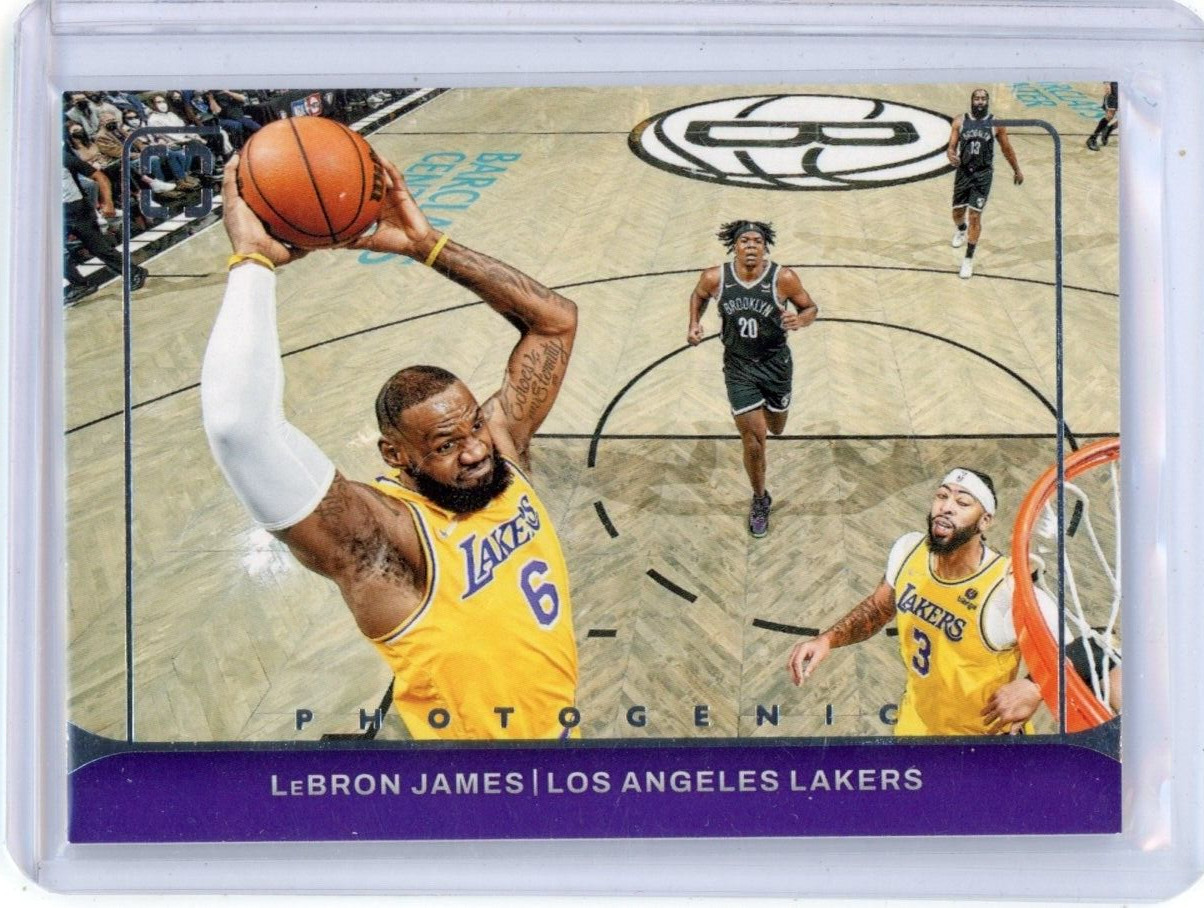 LeBron James 2021-22 Panini Photogenic With Authority #1 Lakers