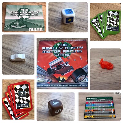 THE REALLY NASTY MOTOR RACING GAME by UPSTARTS * Multi Listing * Spare Pieces
