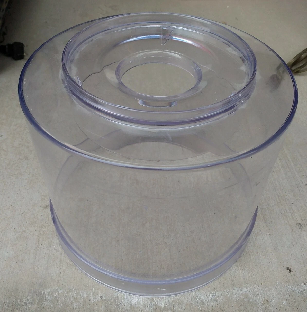 Krups La Glaciere 1 Qt Ice Cream Maker Replacement Dome Lid Model #337 Very Nice