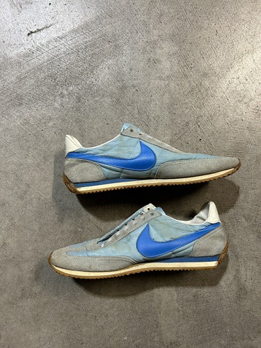 Vintage 1981 Nike Blue Gray Oceania Sneakers Shoes Men's Size 7 Made In Korea - Picture 4 of 12