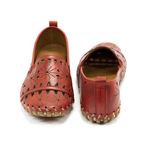 New Spring Step Fusaro Slip-On Women’s Leather Flats - Picture 17 of 44