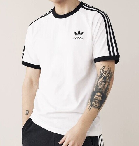 Adidas Originals California T-Shirt Adicolor 3 Streifen Herren kurzarm - Bild 9 von 16