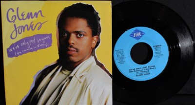 Glenn Jones-We've Only Just Begun-Jive 1049-7-J-Vintage 1987 Picture