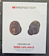Monster Wireless Earbuds Achieve 300 AirLinks Bluetooth Headphones