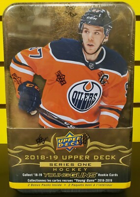 2018-19 Upper Deck SERIES ONE 1 NHL HOCKEY CARDS TIN / BOX - BRAND NEW - SEALED