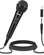 Shinco Handheld Wired Microphone, Cardioid Dynamic Vocal Mic with 13ft Cable an