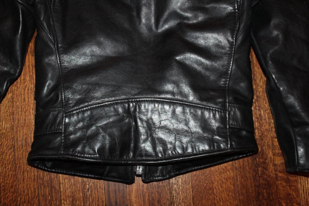 80's Schott Perfecto 118 Double Leather Riders Jacket Size 80's Schott Perfecto 118 Double Leather Riders Jacket Size