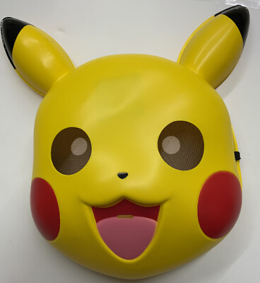   DISGUISE POKÉMON-PIKACHU MASK HALLOWEEN COSTUME, AS SHOWN  One Size
