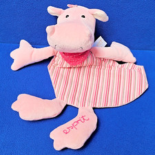 ESPRIT BY SIGIKID SCHMUSETUCH NILPFERD 53072 KUSCHELTUCH COMFORTER ROSA HIPPO